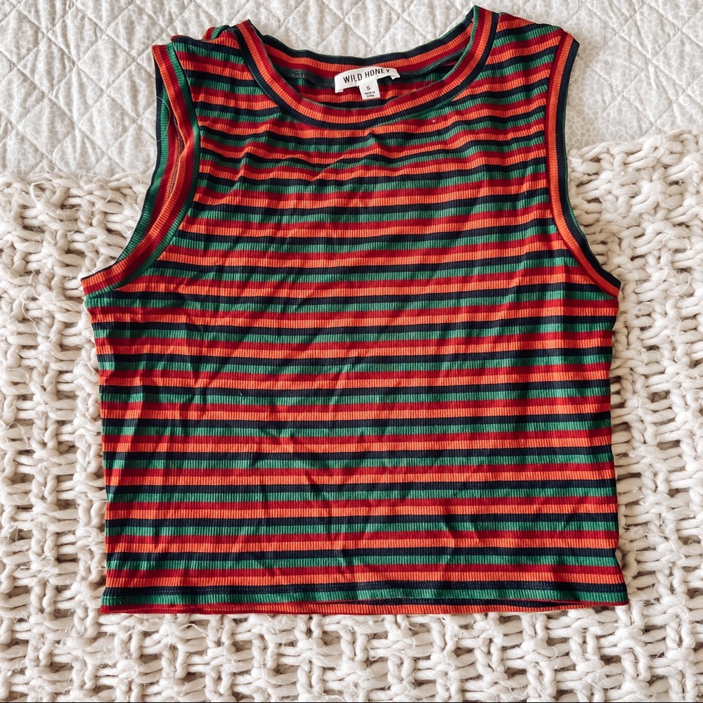 🤍Wild Honey Cropped Tank
